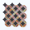 Marble Wall Mosaic Tiles /Mix Glass Mosaic Tile EL9537